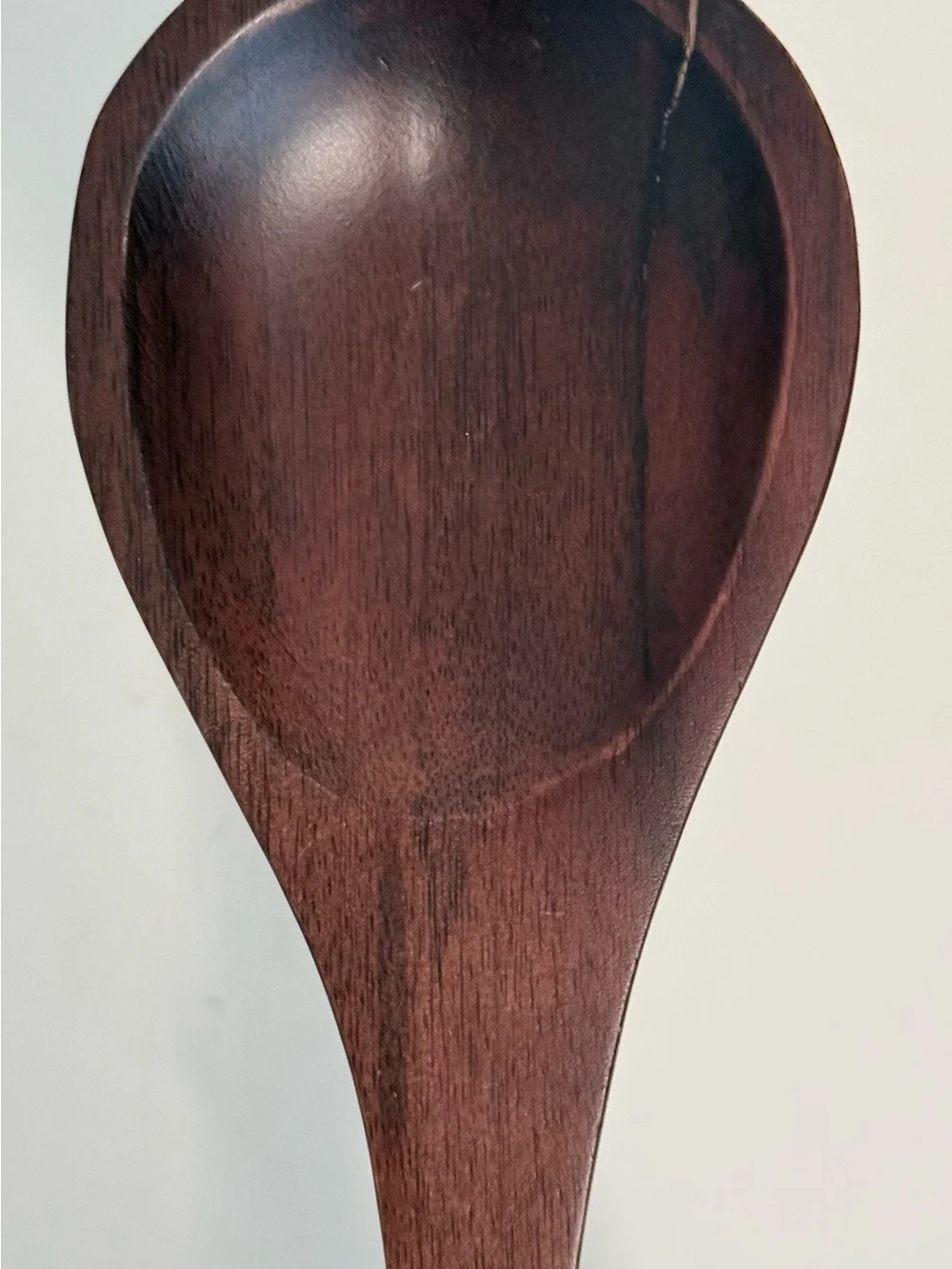 Williams Sonoma Dark Brown Wooden Salad Spoons Set